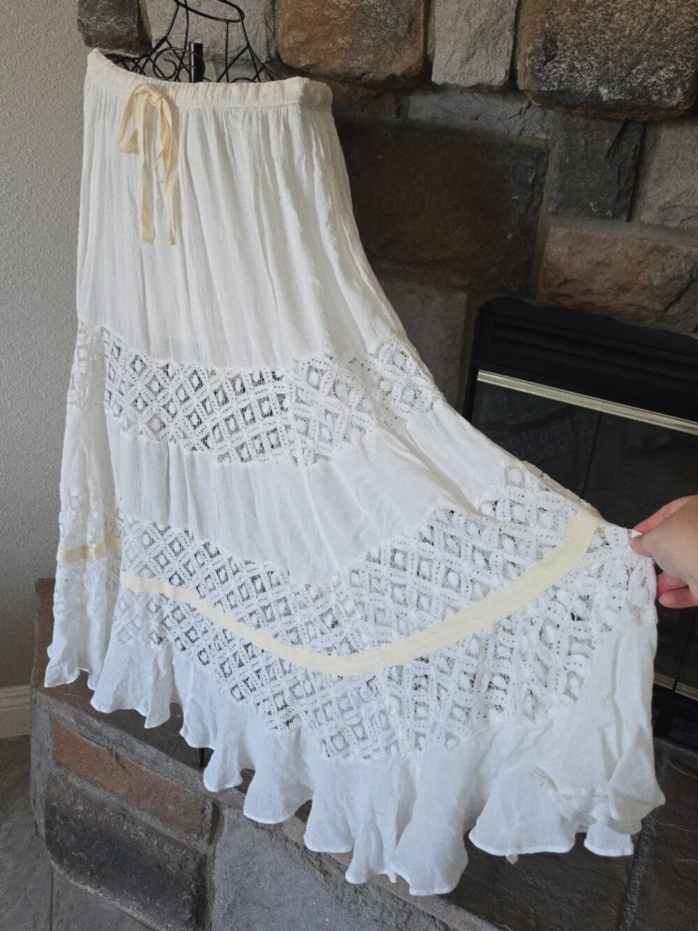 Free People Swept Away Maxi Skirt - Picture 3 of 13